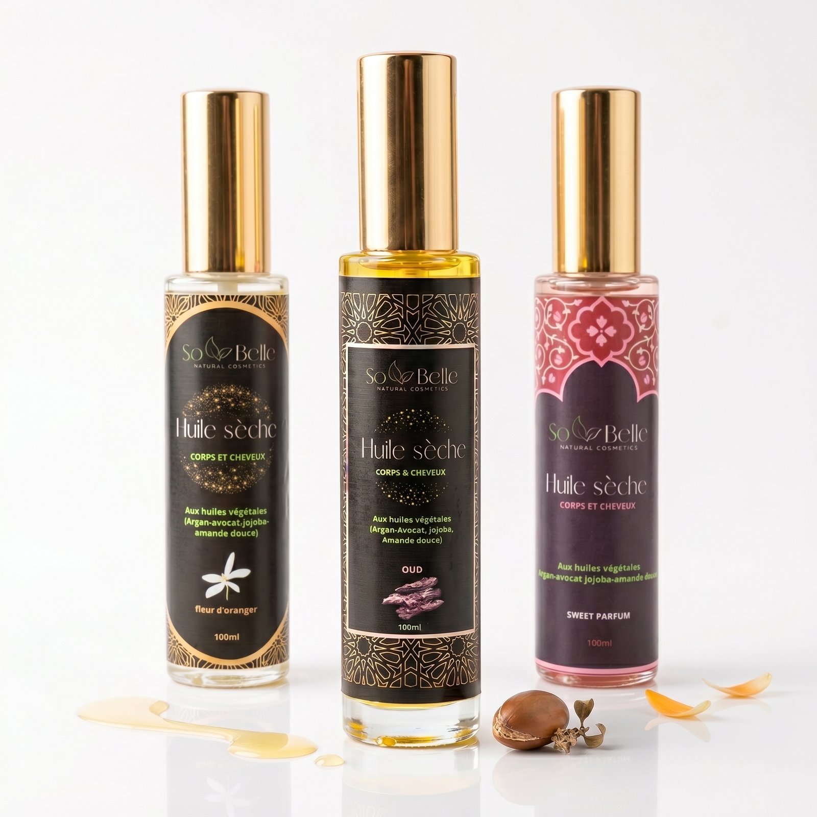 Huile Sèche Sublime – Nutrition Intense & Éclat Doré